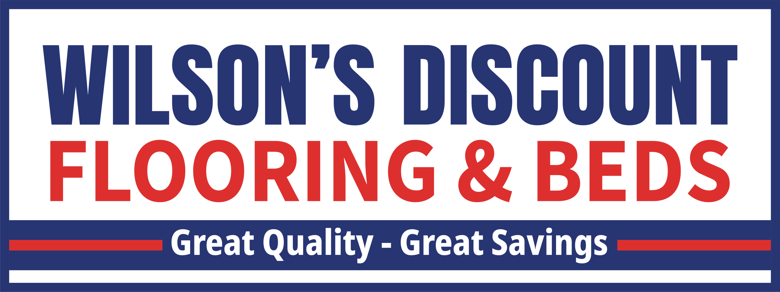 Wilson's Discount Flooring & Beds Logo